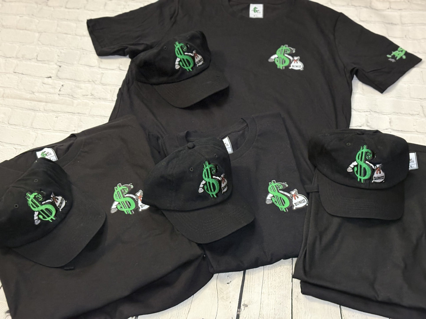 Hustle Hard - Black and Green