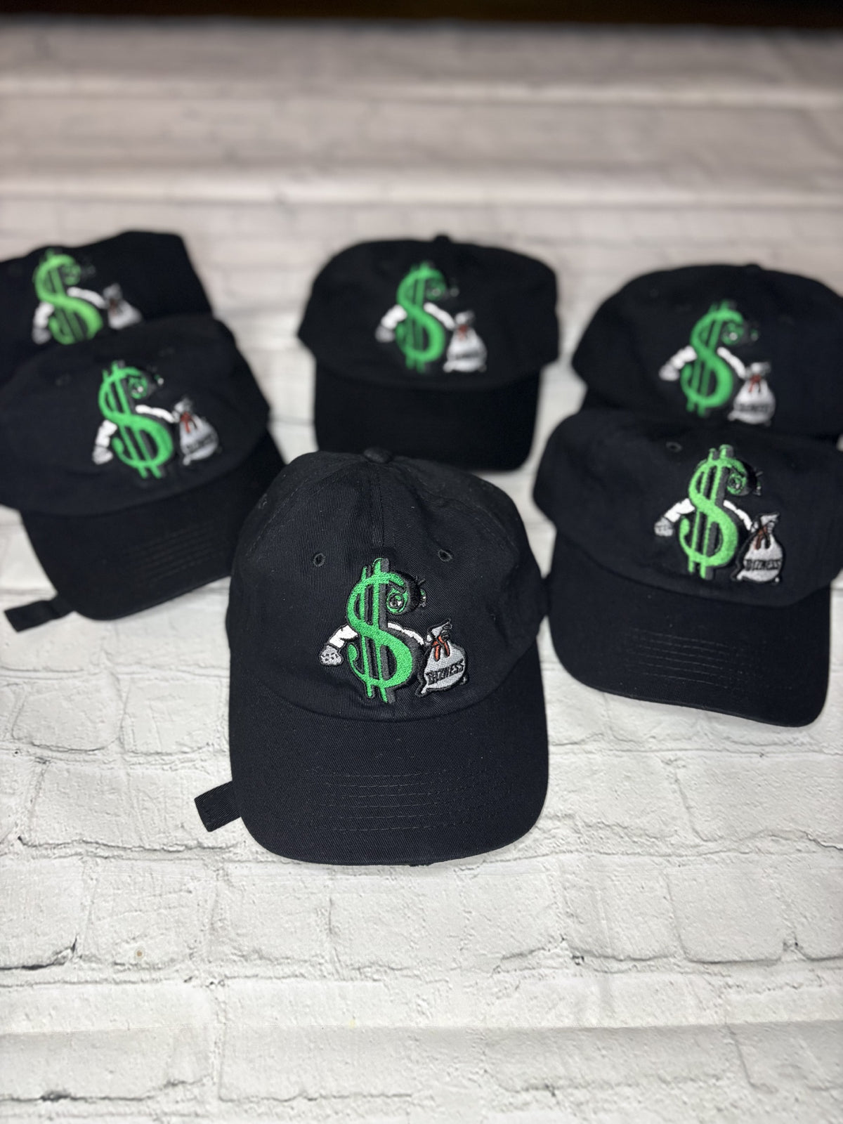Embroidered Money Bag Hat