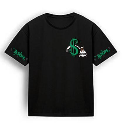 Hustle Hard - Black and Green