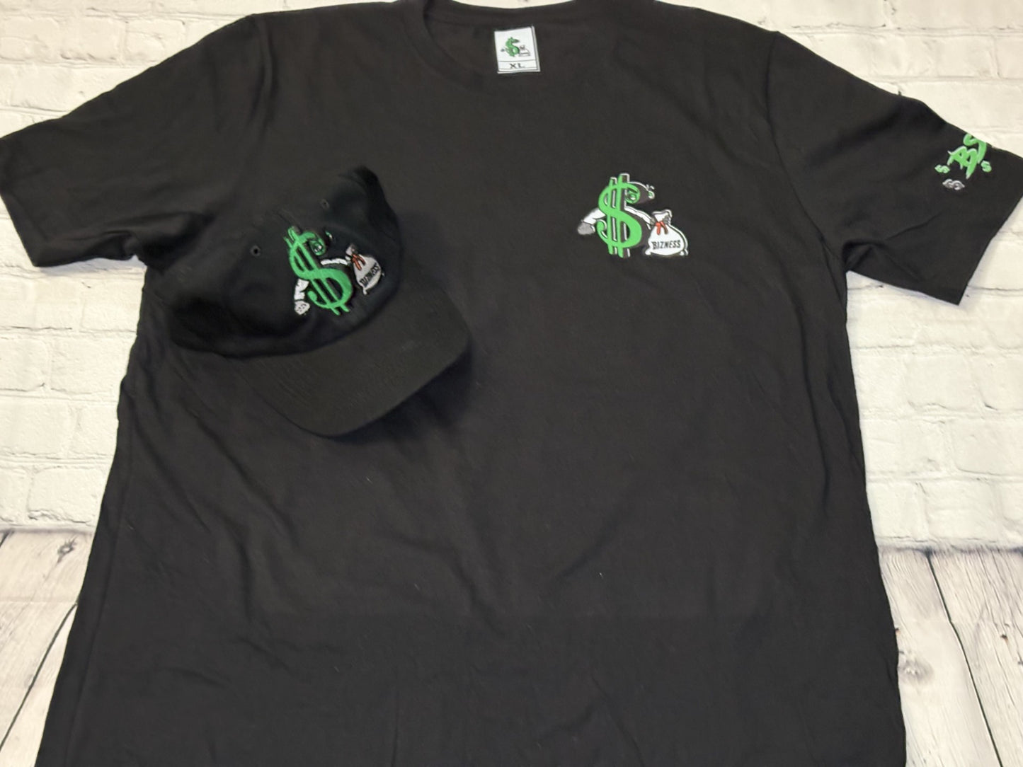 Hustle Hard - Black and Green
