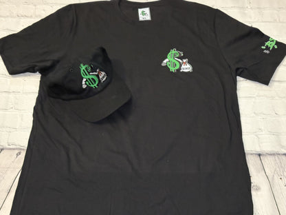 Hustle Hard - Black and Green