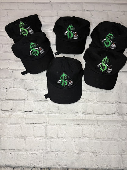 Embroidered Money Bag Hat