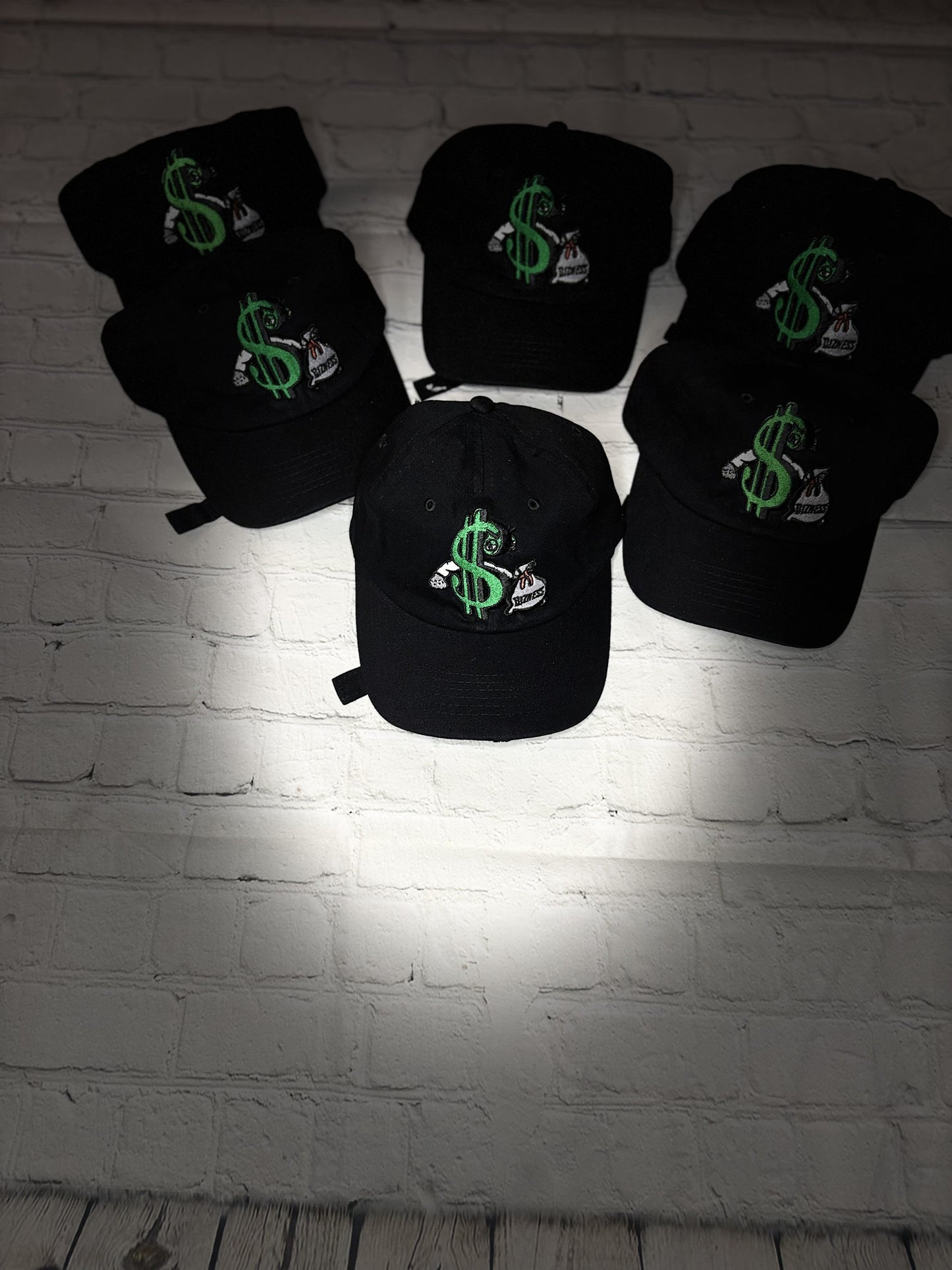 Embroidered Money Bag Hat