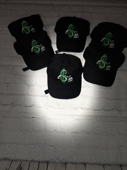 Embroidered Money Bag Hat