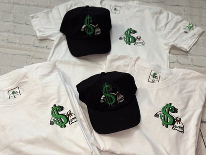 Hustle Hard - Green and White