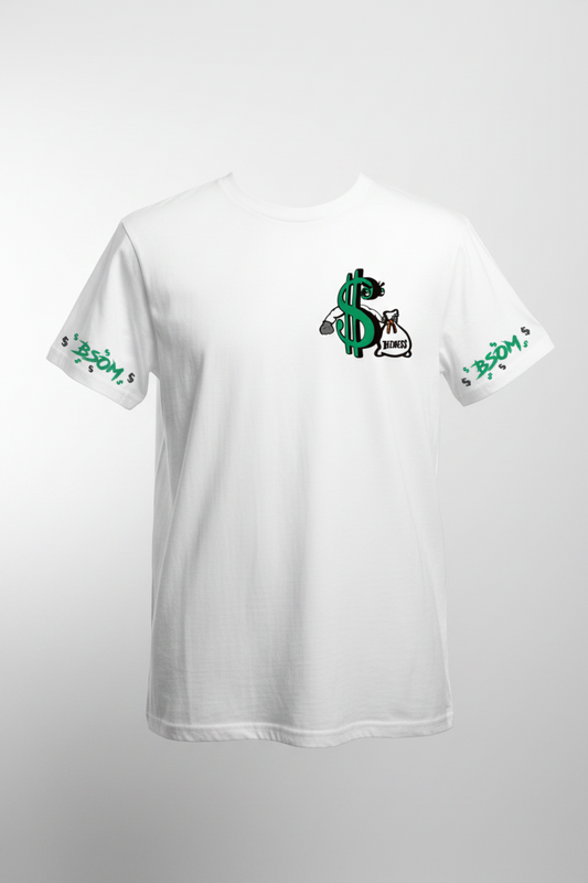 Hustle Hard - Green and White