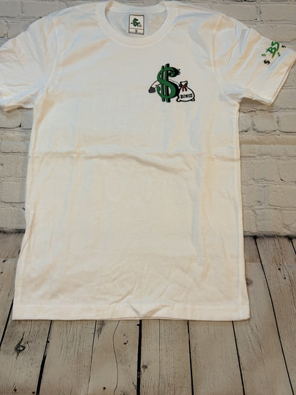 Hustle Hard - Green and White