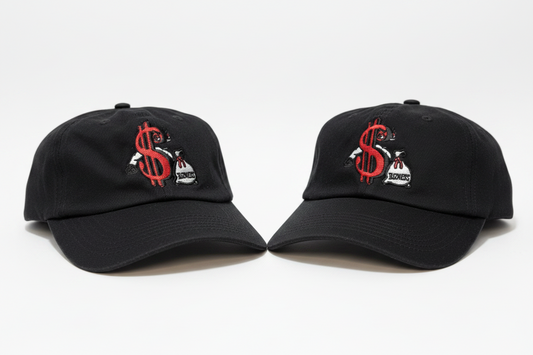 Embroidered Money Bag Hat