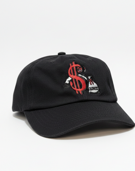 Embroidered Money Bag Hat
